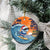Cape Verde Christmas Ceramic Ornament Shark Surfing Holiday Beach Style - Wonder Print Shop