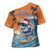 Cape Verde Christmas Cross Shoulder Shirt Shark Surfing Holiday Beach Style - Wonder Print Shop