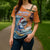 Cape Verde Christmas Cross Shoulder Shirt Shark Surfing Holiday Beach Style - Wonder Print Shop