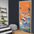 Cape Verde Christmas Door Cover Shark Surfing Holiday Beach Style - Wonder Print Shop