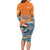 Cape Verde Christmas Family Matching Long Sleeve Bodycon Dress and Hawaiian Shirt Shark Surfing Holiday Beach Style - Wonder Print Shop