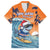 Cape Verde Christmas Family Matching Off The Shoulder Long Sleeve Dress and Hawaiian Shirt Shark Surfing Holiday Beach Style - Wonder Print Shop