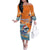Cape Verde Christmas Family Matching Off The Shoulder Long Sleeve Dress and Hawaiian Shirt Shark Surfing Holiday Beach Style - Wonder Print Shop