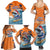 Cape Verde Christmas Family Matching Summer Maxi Dress and Hawaiian Shirt Shark Surfing Holiday Beach Style - Wonder Print Shop