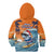 Cape Verde Christmas Kid Hoodie Shark Surfing Holiday Beach Style - Wonder Print Shop