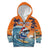 Cape Verde Christmas Kid Hoodie Shark Surfing Holiday Beach Style - Wonder Print Shop