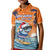 Cape Verde Christmas Kid Polo Shirt Shark Surfing Holiday Beach Style - Wonder Print Shop