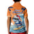Cape Verde Christmas Kid Polo Shirt Shark Surfing Holiday Beach Style - Wonder Print Shop