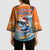 Cape Verde Christmas Kimono Sleeve Blouse Shark Surfing Holiday Beach Style - Wonder Print Shop