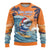 Cape Verde Christmas Ugly Christmas Sweater Shark Surfing Holiday Beach Style - Wonder Print Shop