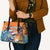 Cape Verde Christmas Leather Bag Shark Surfing Holiday Beach Style - Wonder Print Shop