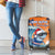 Cape Verde Christmas Luggage Cover Shark Surfing Holiday Beach Style - Wonder Print Shop