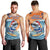 Cape Verde Christmas Men Tank Top Shark Surfing Holiday Beach Style - Wonder Print Shop