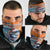 Cape Verde Christmas Neck Gaiter Shark Surfing Holiday Beach Style - Wonder Print Shop