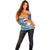 Cape Verde Christmas Off Shoulder Sweater Shark Surfing Holiday Beach Style - Wonder Print Shop