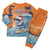 Cape Verde Christmas Pajama Set Shark Surfing Holiday Beach Style - Wonder Print Shop