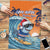 Cape Verde Christmas Puzzle Shark Surfing Holiday Beach Style - Wonder Print Shop