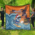 Cape Verde Christmas Quilt Shark Surfing Holiday Beach Style - Wonder Print Shop