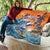 Cape Verde Christmas Quilt Shark Surfing Holiday Beach Style - Wonder Print Shop