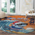 Cape Verde Christmas Round Carpet Shark Surfing Holiday Beach Style - Wonder Print Shop