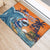 Cape Verde Christmas Rubber Doormat Shark Surfing Holiday Beach Style - Wonder Print Shop