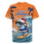 Cape Verde Christmas Rugby Jersey Shark Surfing Holiday Beach Style - Wonder Print Shop