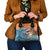 Cape Verde Christmas Shoulder Handbag Shark Surfing Holiday Beach Style - Wonder Print Shop