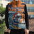 Cape Verde Christmas Sleeveless Puffer Jacket Shark Surfing Holiday Beach Style - Wonder Print Shop