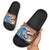 Cape Verde Christmas Slide Sandals Shark Surfing Holiday Beach Style - Wonder Print Shop
