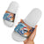 Cape Verde Christmas Slide Sandals Shark Surfing Holiday Beach Style - Wonder Print Shop