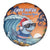 Cape Verde Christmas Spare Tire Cover Shark Surfing Holiday Beach Style - Wonder Print Shop