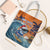Cape Verde Christmas Tote Bag Shark Surfing Holiday Beach Style - Wonder Print Shop
