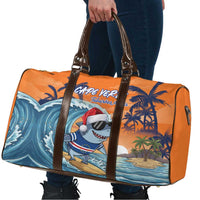 Cape Verde Christmas Travel Bag Shark Surfing Holiday Beach Style - Wonder Print Shop