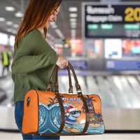 Cape Verde Christmas Travel Bag Shark Surfing Holiday Beach Style - Wonder Print Shop