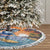 Cape Verde Christmas Tree Skirt Shark Surfing Holiday Beach Style - Wonder Print Shop