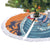 Cape Verde Christmas Tree Skirt Shark Surfing Holiday Beach Style - Wonder Print Shop
