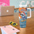 Cape Verde Christmas Tumbler With Handle Shark Surfing Holiday Beach Style - Wonder Print Shop