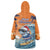 Cape Verde Christmas Wearable Blanket Hoodie Shark Surfing Holiday Beach Style - Wonder Print Shop