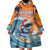 Cape Verde Christmas Wearable Blanket Hoodie Shark Surfing Holiday Beach Style - Wonder Print Shop