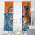 Cape Verde Christmas Window Curtain Shark Surfing Holiday Beach Style - Wonder Print Shop