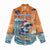 Cape Verde Christmas Women Casual Shirt Shark Surfing Holiday Beach Style - Wonder Print Shop