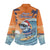 Cape Verde Christmas Women Casual Shirt Shark Surfing Holiday Beach Style - Wonder Print Shop