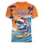 Cape Verde Christmas Women V-Neck T-Shirt Shark Surfing Holiday Beach Style - Wonder Print Shop