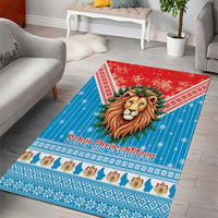 Luxembourg Christmas Area Rug Schei Chreschtdeeg Xmas Pattern - Wonder Print Shop