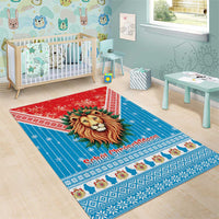 Luxembourg Christmas Area Rug Schei Chreschtdeeg Xmas Pattern - Wonder Print Shop