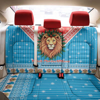 Luxembourg Christmas Back Car Seat Cover Schei Chreschtdeeg Xmas Pattern - Wonder Print Shop