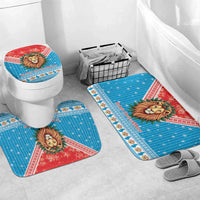 Luxembourg Christmas Bathroom Set Schei Chreschtdeeg Xmas Pattern - Wonder Print Shop