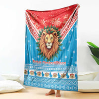 Luxembourg Christmas Blanket Schei Chreschtdeeg Xmas Pattern - Wonder Print Shop