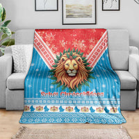Luxembourg Christmas Blanket Schei Chreschtdeeg Xmas Pattern - Wonder Print Shop