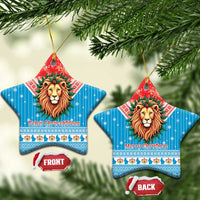 Luxembourg Christmas Ceramic Ornament Schei Chreschtdeeg Xmas Pattern - Wonder Print Shop